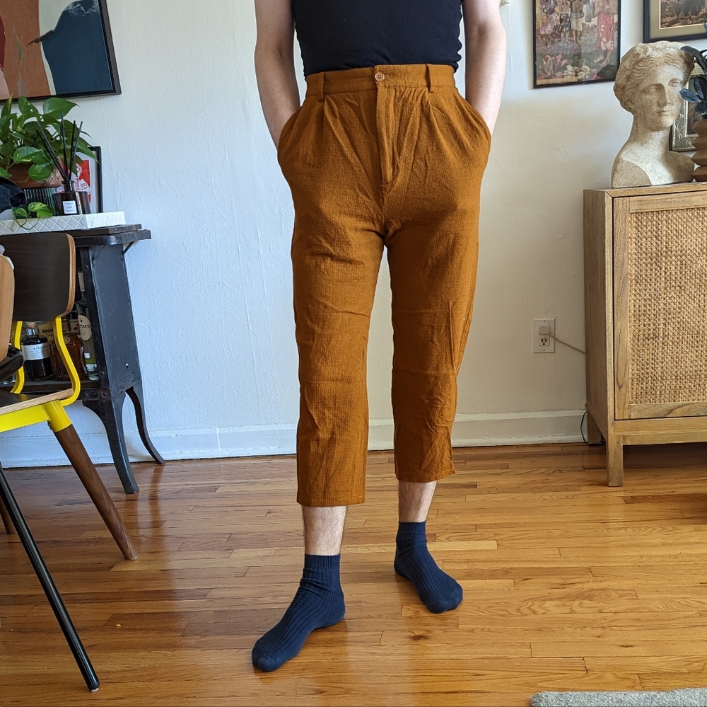 Cos pants size 29 dusty orange
